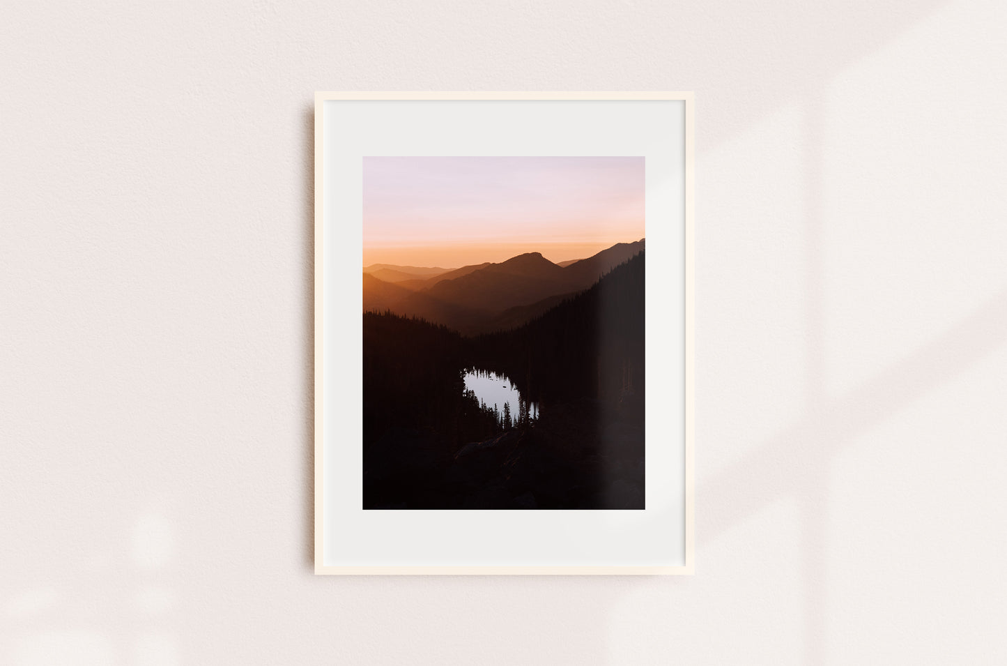 Pink Dream Lake print