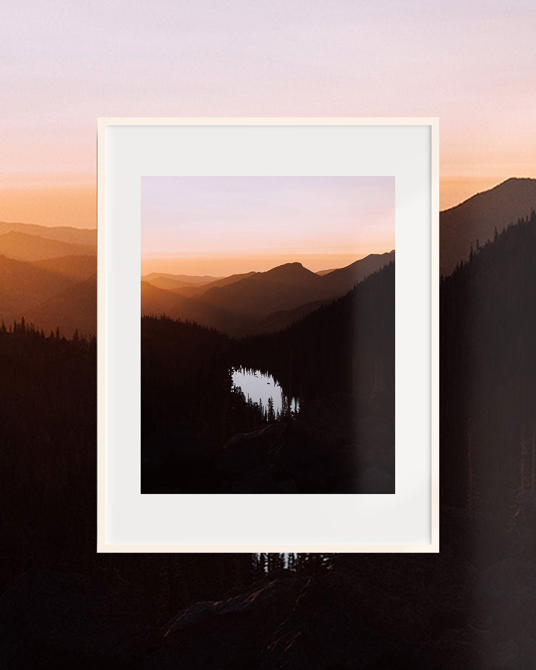 Pink Dream Lake print