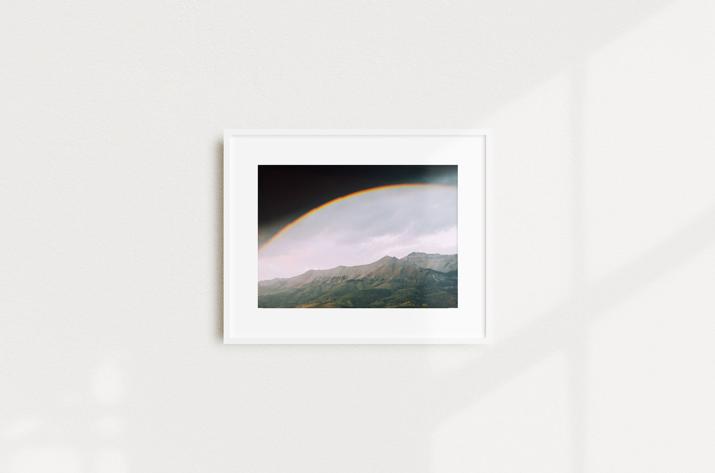 Mountain Rainbow print