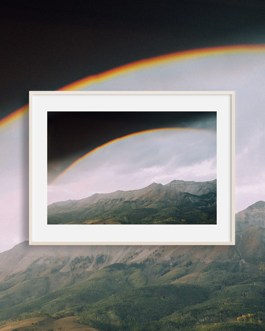 Mountain Rainbow print
