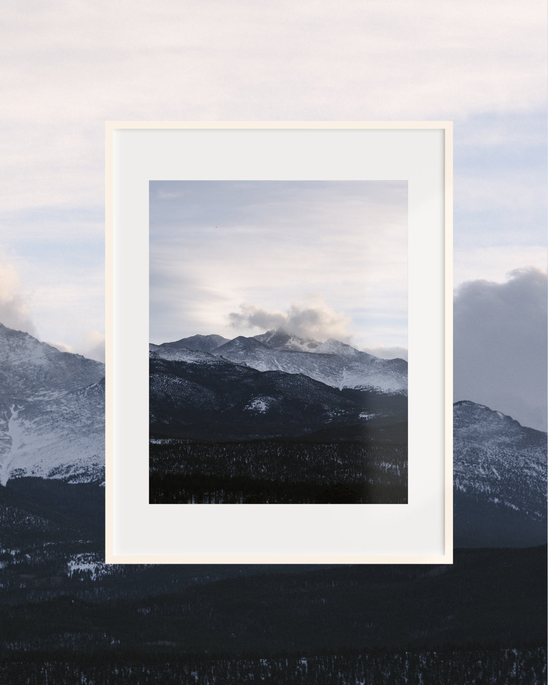 Rocky Mountain Sky (vertical) print