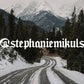 Winter Mountain Road Print